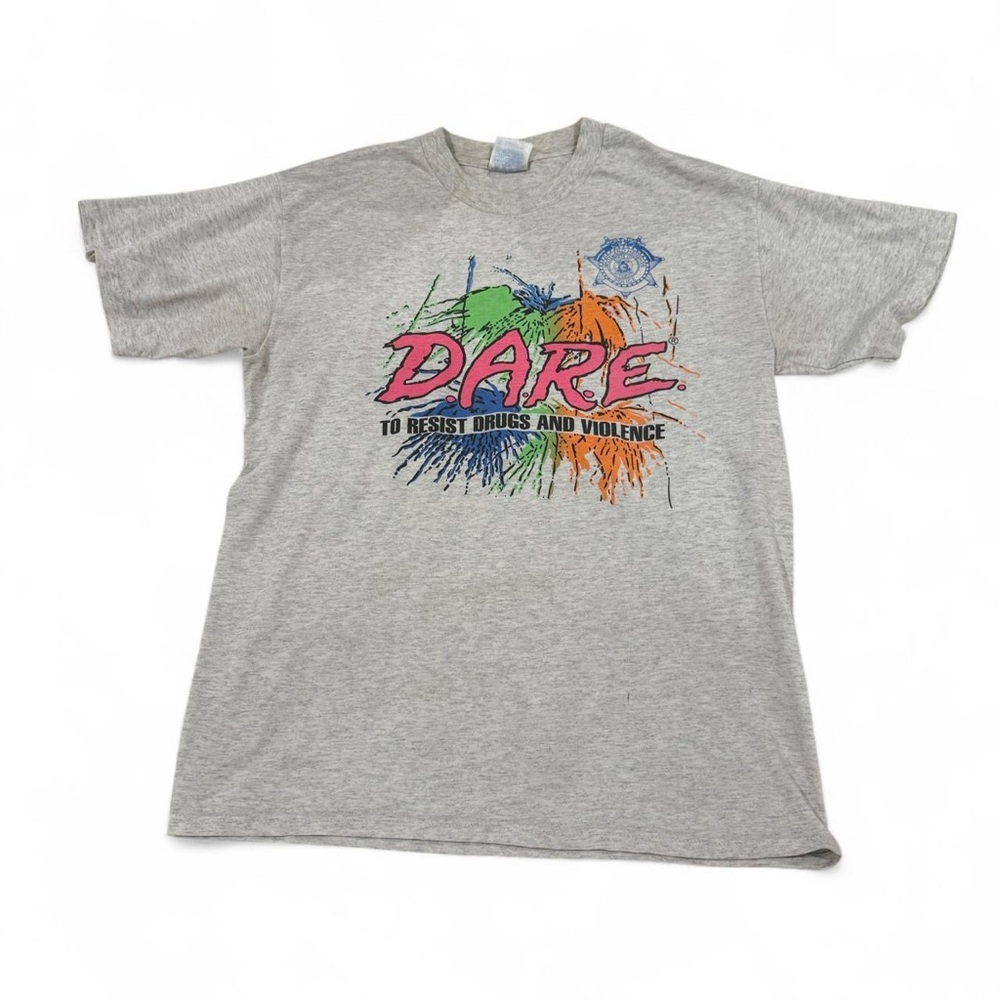Hanes Gray DARE T-Shirt
